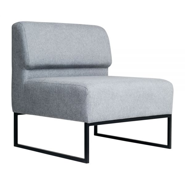 Диван Richman Лаунж Одинарний зі спинкою Ромео 8022 + Чорний