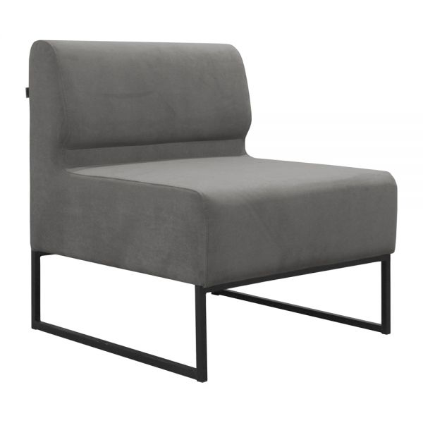 Диван Richman Лаунж Одиниця зі спинкою Бруклин 79 + Чорний