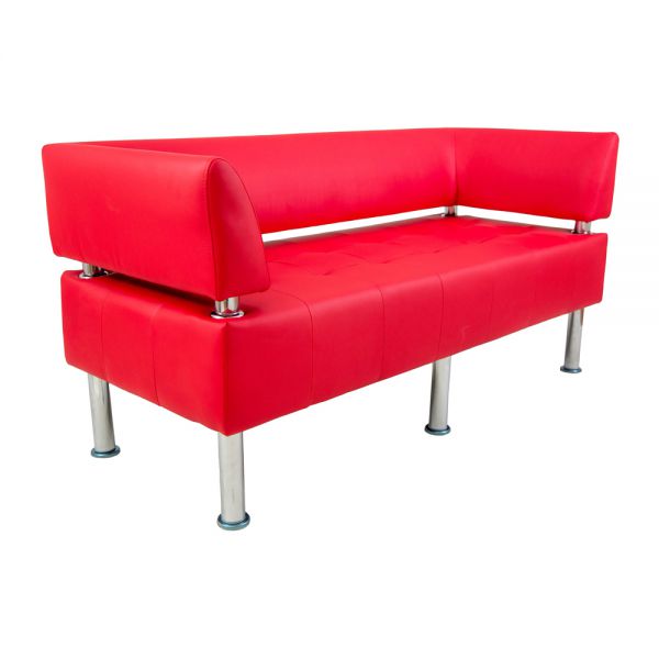 Диван Richman Офіс Подвійний зі спинкою та підлокітниками Роккі 65