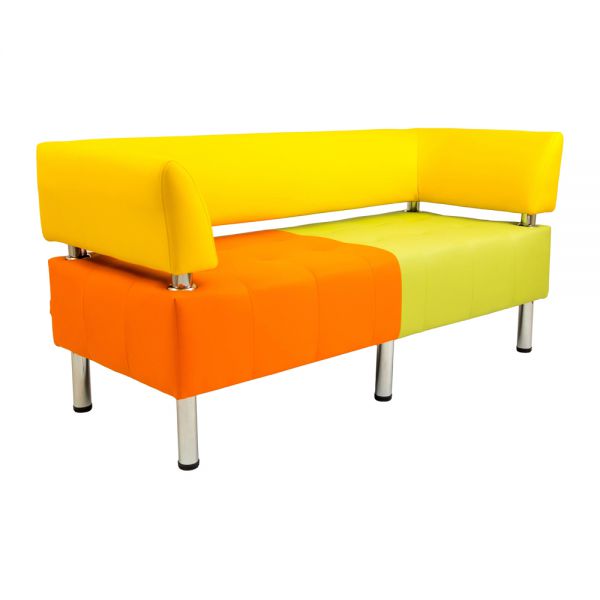 Диван Richman Офіс Подвійний зі спинкою та підлокітниками Флай 2240 + 2218 + 2234