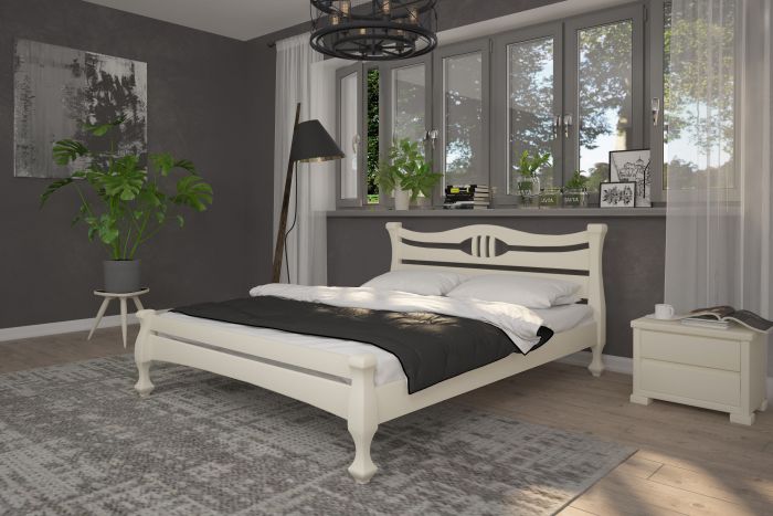 Двоспальне ліжко Mebigrand Даллас Білий (RAL9003) 140х200 см (DMBG-1768) Двоспальне ліжко Mebigrand Даллас Білий (RAL9003) 140х200 см (DMBG-1768)