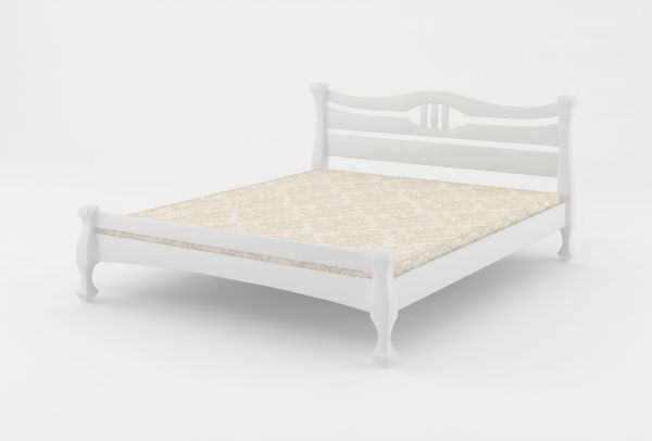 Двоспальне ліжко Mebigrand Даллас Білий (RAL9003) 140х200 см (DMBG-1768)