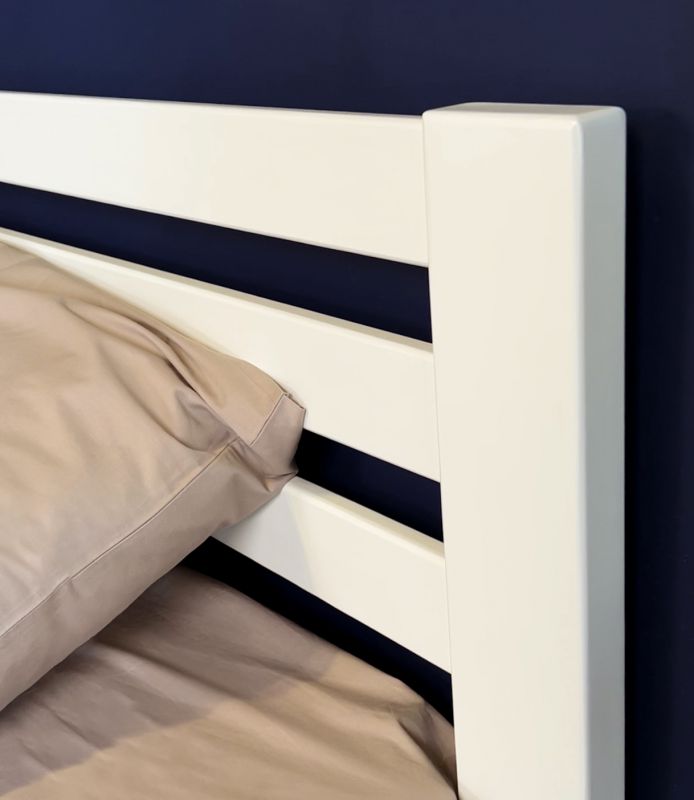 Двоспальне ліжко Mebigrand Колумбія 140х200 см Білий (DMBG-2714) Двоспальне ліжко Mebigrand Колумбія 140х200 см Білий (DMBG-2714)