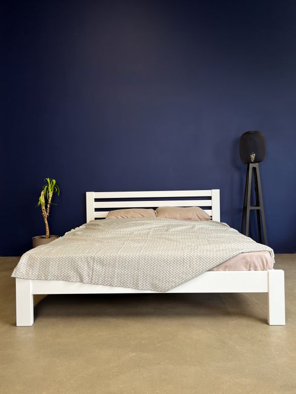 Двоспальне ліжко Mebigrand Колумбія 140х200 см Білий (DMBG-2714) Двоспальне ліжко Mebigrand Колумбія 140х200 см Білий (DMBG-2714)