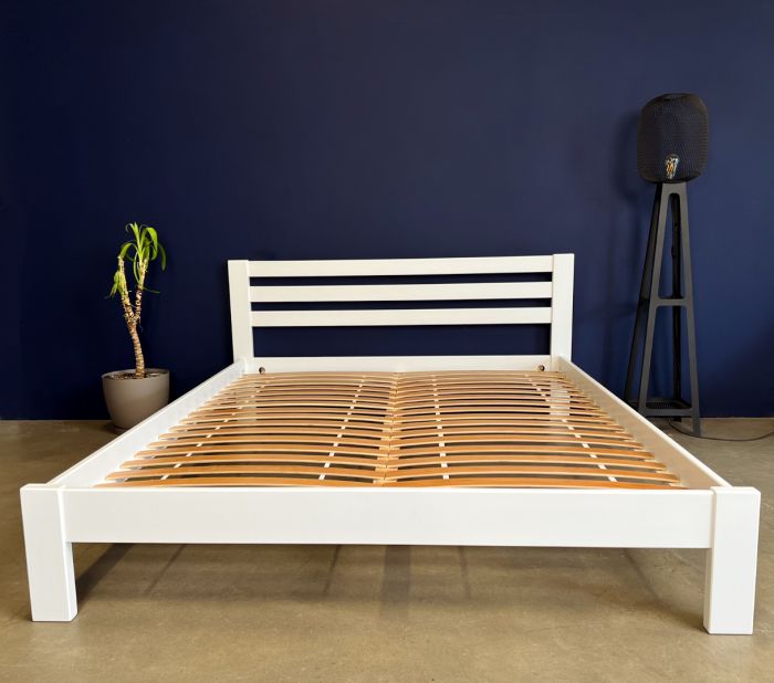 Двоспальне ліжко Mebigrand Колумбія 140х200 см Білий (DMBG-2714) Двоспальне ліжко Mebigrand Колумбія 140х200 см Білий (DMBG-2714)