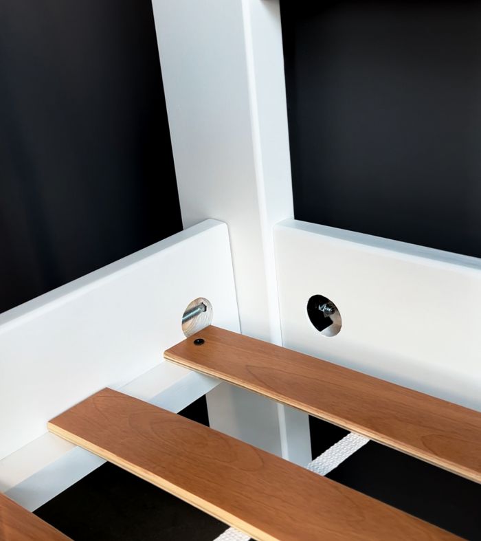 Двоспальне ліжко Mebigrand Колумбія 140х200 см Білий (DMBG-2714) Двоспальне ліжко Mebigrand Колумбія 140х200 см Білий (DMBG-2714)