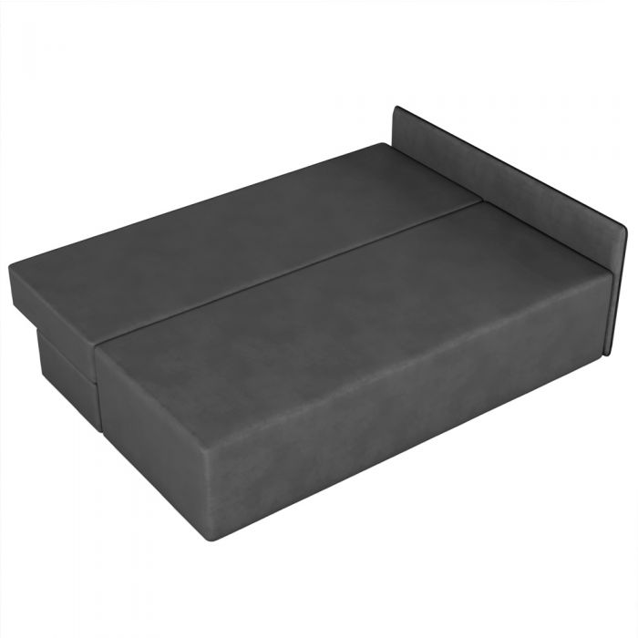 Кутовий диван ортопедичний iSmart MORRO єврокнижка 198x140 см (матрац Pocket spring) графіт Laura 15