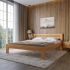 Двоспальне дерев'яне ліжко Mebigrand Баварія Вільха 160х200 см (MBG-14751)